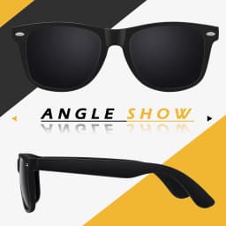 Linvo Classic Square Polarized Sunglasses for Men - Thumbnail 5