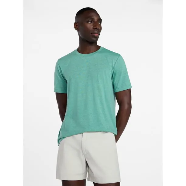 Men's and Big Men's Crewneck Tee with Short