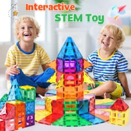 Magnetic Tiles for Kidseducational Magnetic - Thumbnail 4