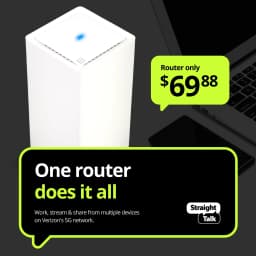 Straight Talk Home Internet Router 5G Lte White - Thumbnail 1