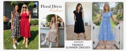 Fantaslook Summer Dresses for Women Ruffle Sleeve - Thumbnail 6