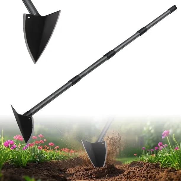 Aeaskiey Triangle Hoe with 60 Inch Adjustable