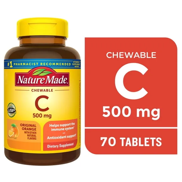Nature Made Chewable Vitamin C 500 Mg Tablets