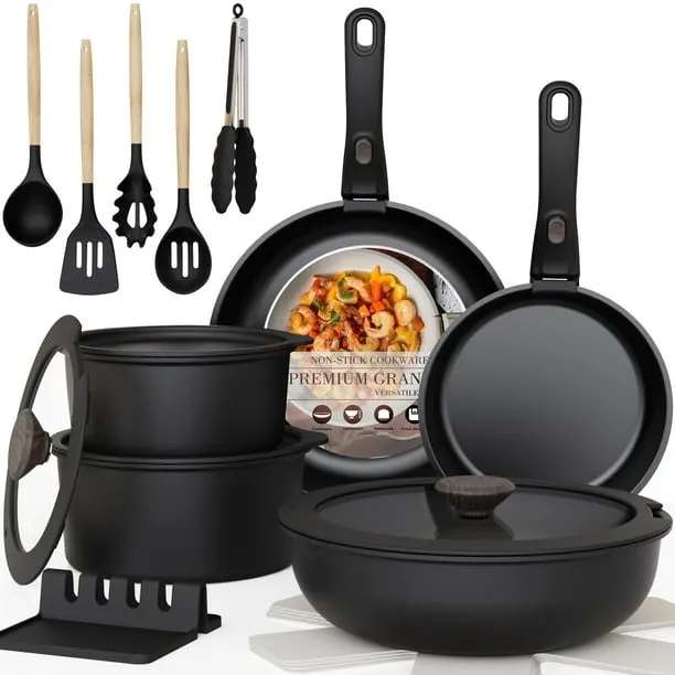 Astercook 20 Piece Pots and Pans Set Nonstick