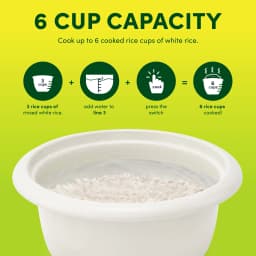 Aroma 6 Cup Rice Cooker and Food Steamer with - Thumbnail 5
