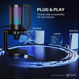 Fifine Gaming Microphone for Pc Computer Ps5 Ps4 - Thumbnail 6