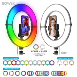 Bower 12 Foldable Ring Light with Adjustable Stand - Thumbnail 5