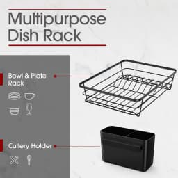 Sakugi Dish Drying Rack Compact Dish Racks for - Thumbnail 8