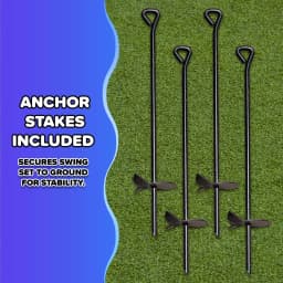 Sportspower Addison Wooden Swing Set with Heavy - Thumbnail 3