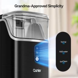 Qunler Nugget Ice Maker Countertops 33LBS Per Day - Thumbnail 6