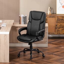 Mainstays Executive Ergonomic High Back Leather - Thumbnail 3