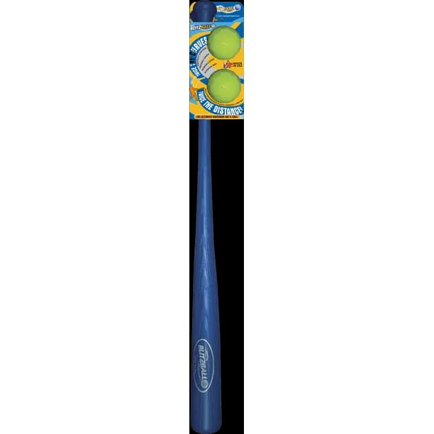 Blitzball Plastic Backyard Baseball Bat and 2 Ball