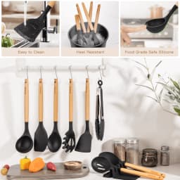 Astercook Silicone Cooking Utensils Set 38 Pcs - Thumbnail 7
