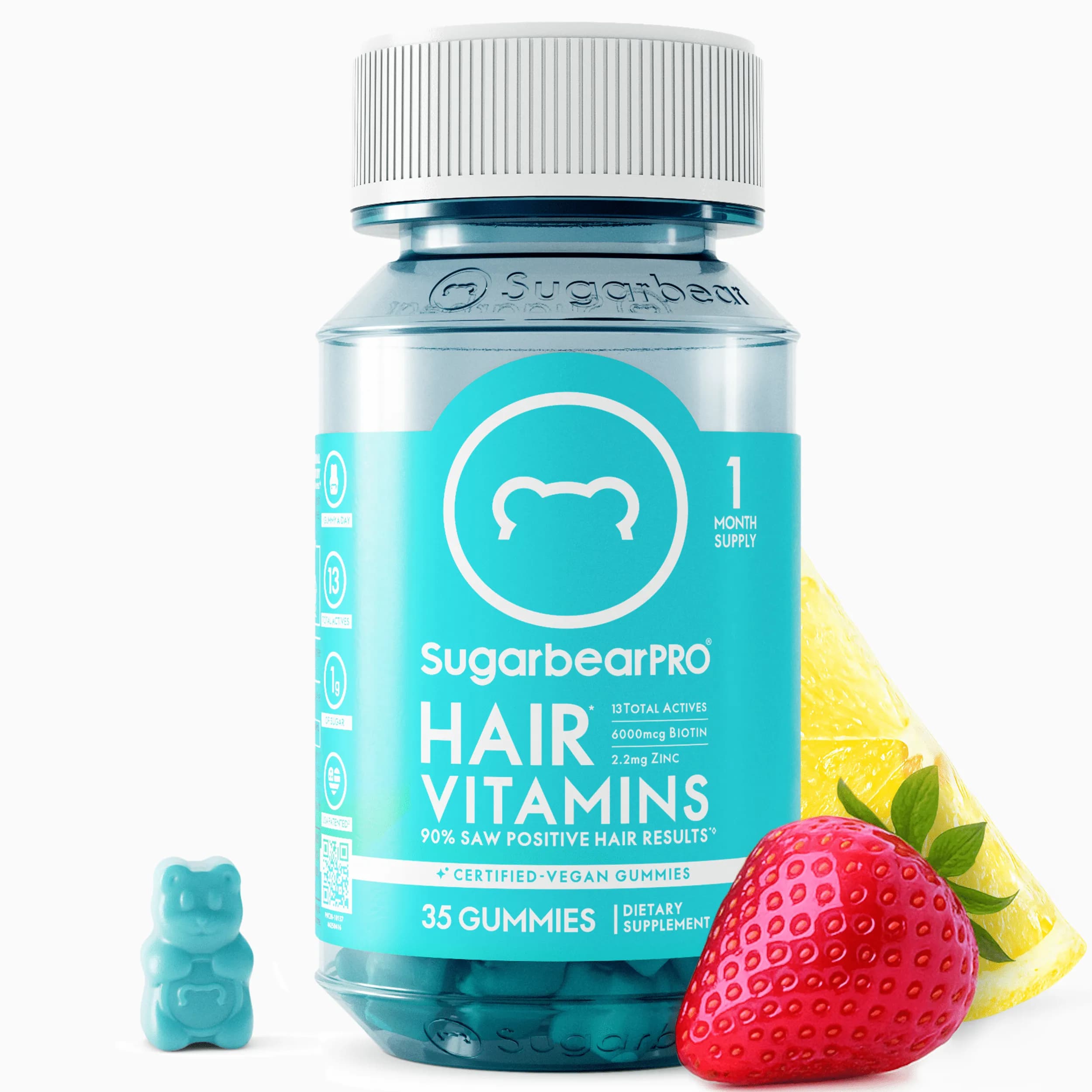 Sugarbearpro Hair Vitamin Gummies with Biotin B12