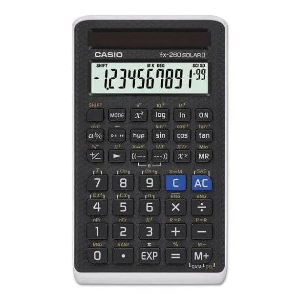 Casio Fx 260 Solar Ii Scientific Calculator 10