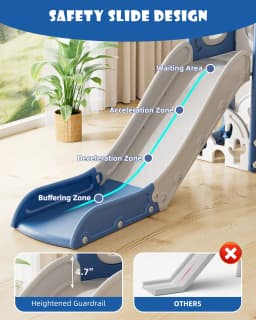 Korimefa 7 in 1 Toddler Slide Outdoor Indoor - Thumbnail 4