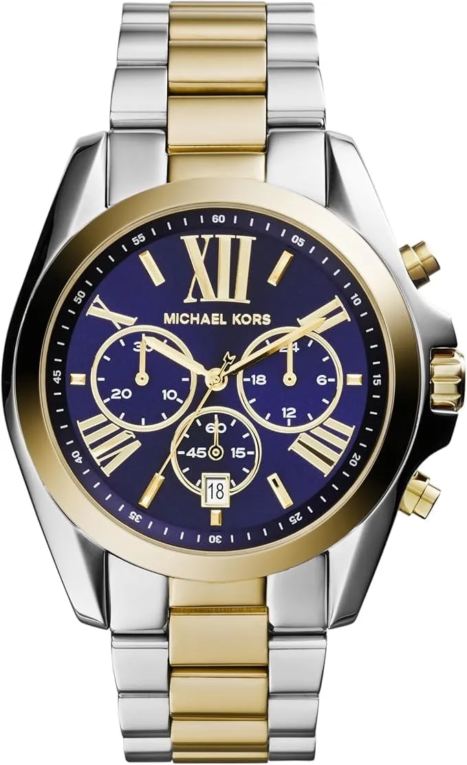 Men's Bradshaw Navy blue Dial Watch - MK5976