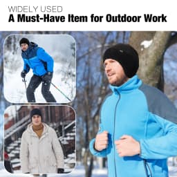 Wmcaps Winter Fleece Line Beanie Hats with Earflap - Thumbnail 5
