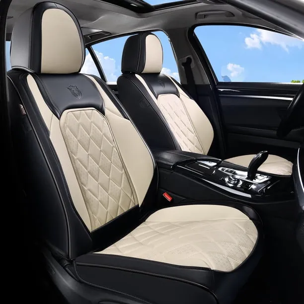 Coverado Front Car Seat Covers Waterproof Premium