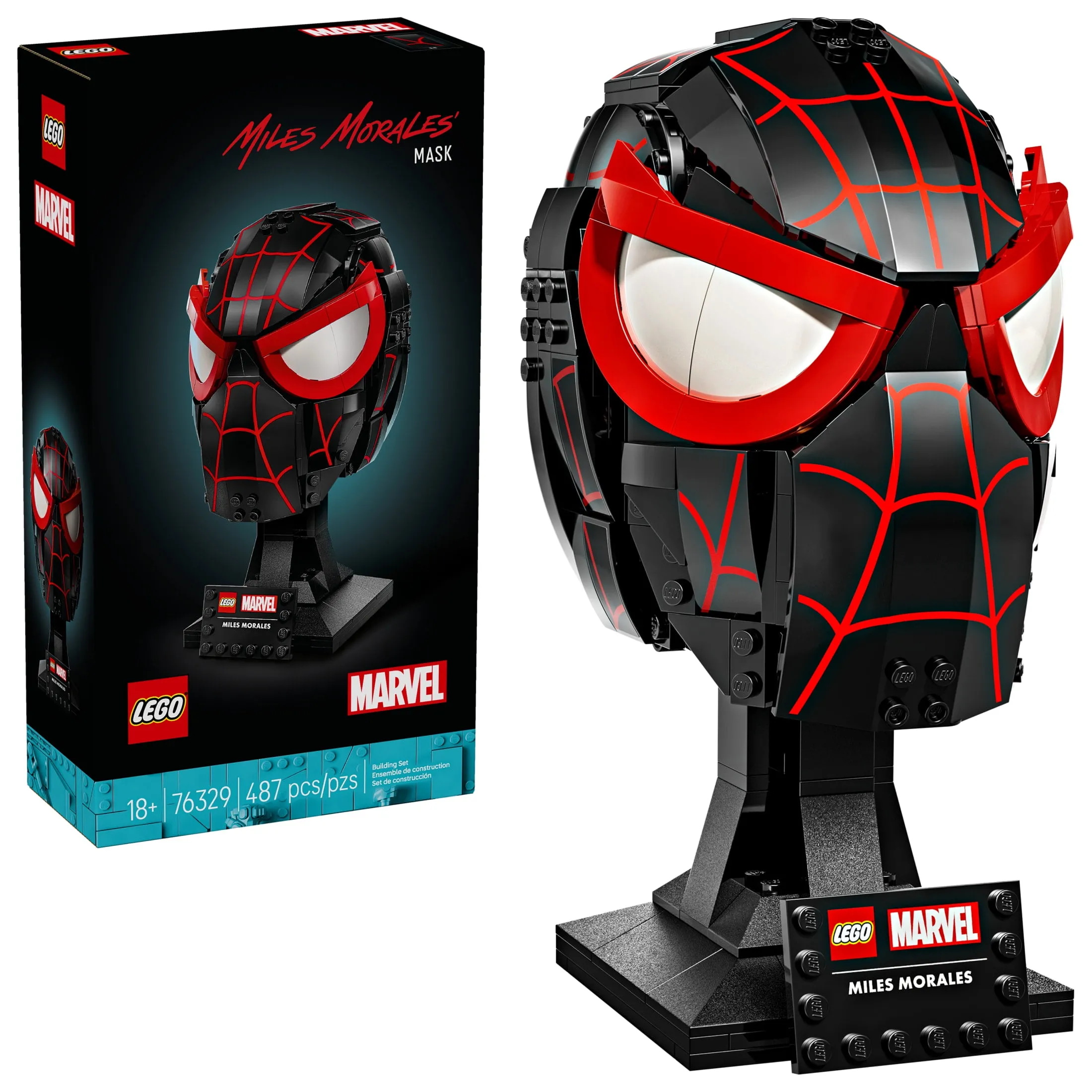 Lego Marvel Miles Morales Mask Building Set