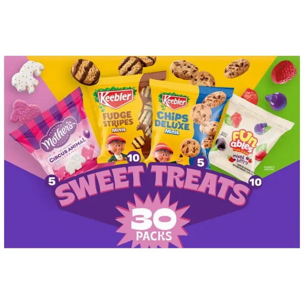 Keebler Sweet Treat Variety Pack 30 Count Box