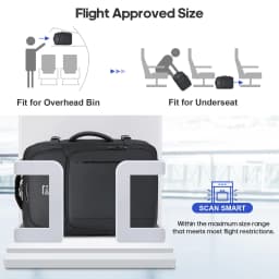 Ukein Travel Backpack for Adults with USB Charging - Thumbnail 4