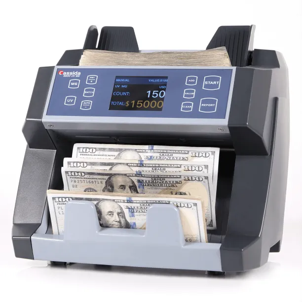 Cassida 6600 UV/MG Business Grade Currency Counter Machine, High-Speed Bill Counter and Cash Handling Equipment