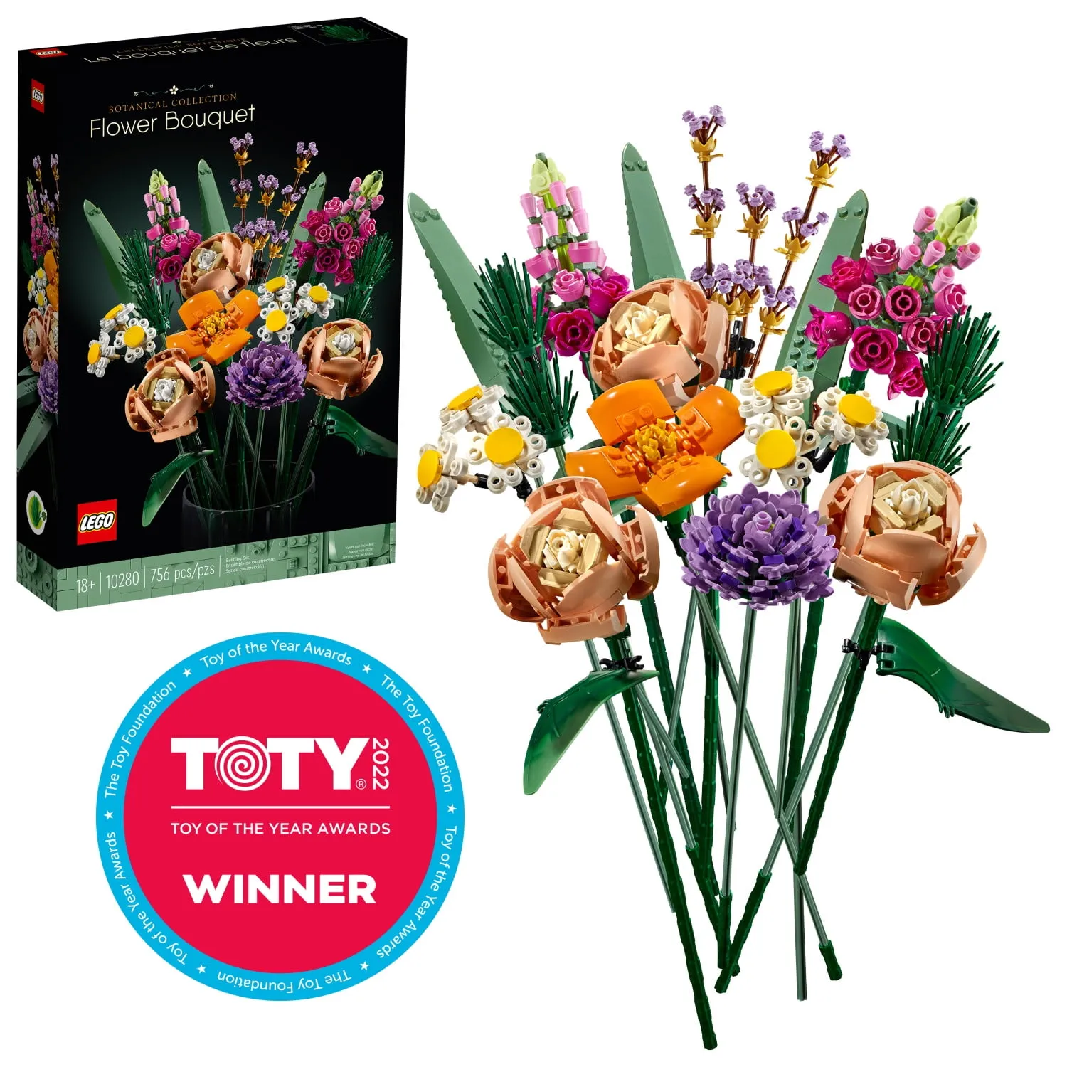 Lego Botanicals Flower Bouquet Building Set