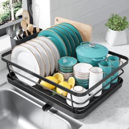 Sakugi Dish Drying Rack Compact Dish Racks for - Thumbnail 1