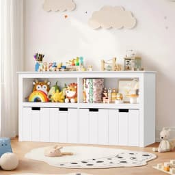 Homfa Kids Toy Storage with 4 Drawers Cubes - Thumbnail 5