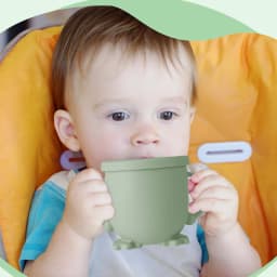 Hequsigns Army Green Silicone Baby Feeding - Thumbnail 7