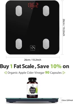 Fitindex Bluetooth Body Fat Scale Smart Wireless - Thumbnail 9