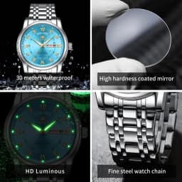 Olevs Watches for Men Classic Business Dress - Thumbnail 4