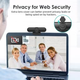 Vizolink 2K1080P Webcam with 2 Microphones for Pc - Thumbnail 7