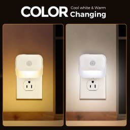 Zisuyu 2 Pack Dimmable Motion Sensor LED Night - Thumbnail 5
