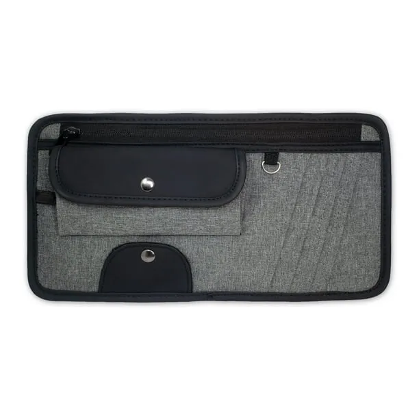 Auto Drive Car Sun Visor Organizer with Multiple Storage Pouch ,Dimension 12.5 x6.29",1 Pack