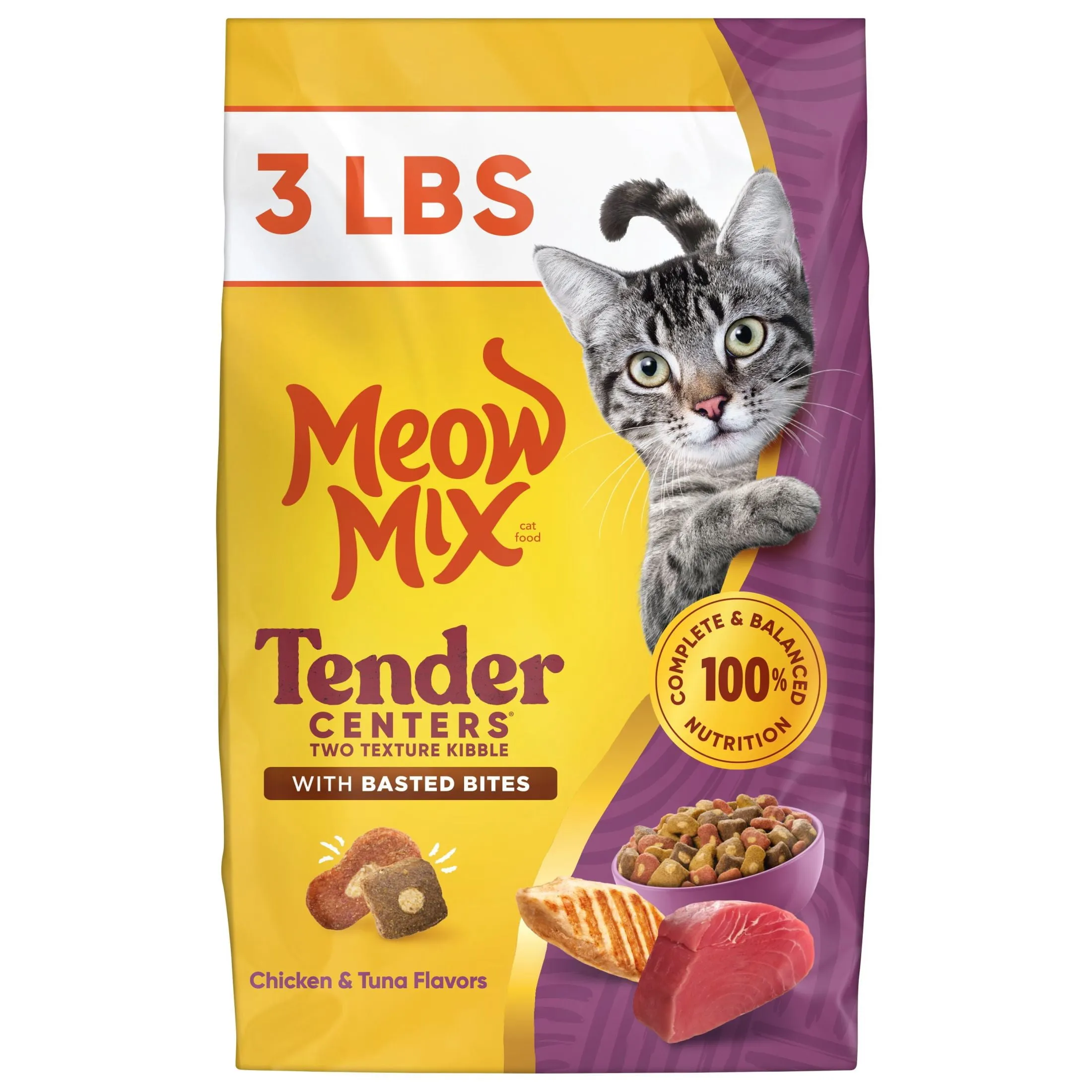 Meow Mix Tender Centers with Basted Bites Chicken