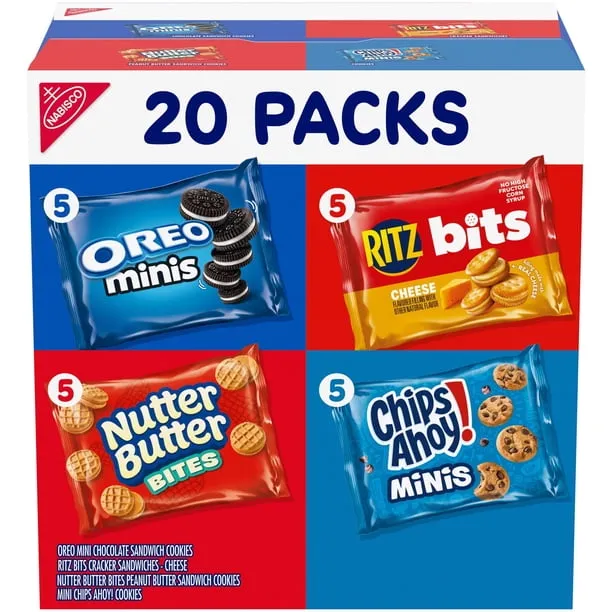 Nabisco Classic Mix Variety Pack Oreo Mini Chips