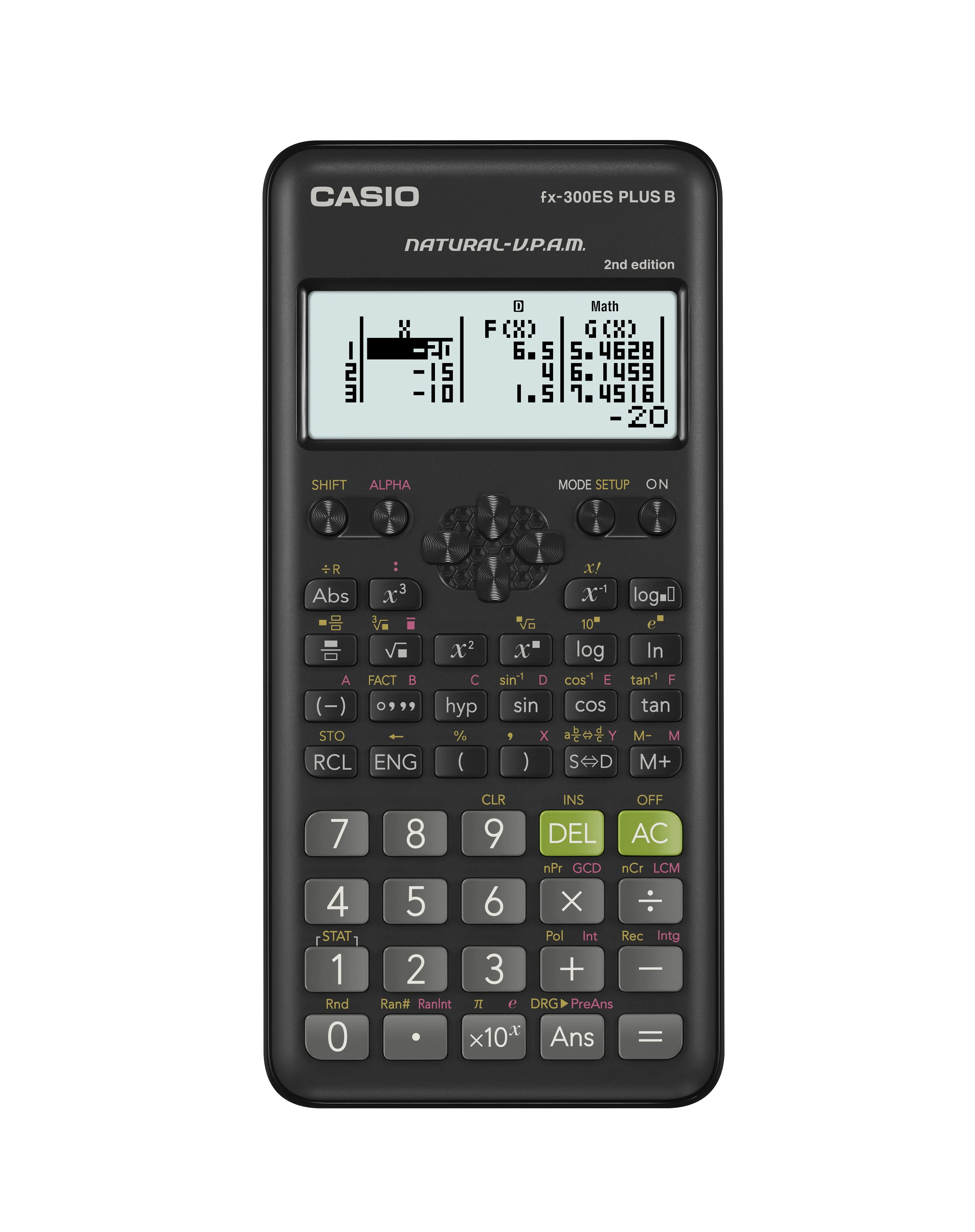 Casio FX-300ESPLSB Scientific Calculator with 249 Built-In Math Functions