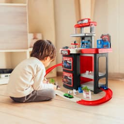 Bmag Race Track Set Garage Playset Parking Garage - Thumbnail 5