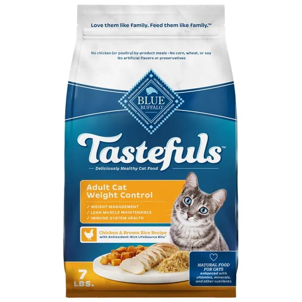 Blue Buffalo Tastefuls Natural Dry Cat Food Weight
