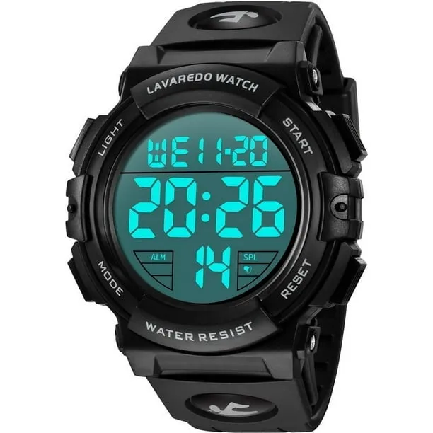 Watches for Man Digital Watches Waterproof Sport Watch with LED Backlight, Running Sports Digital Watch Gifts for Man