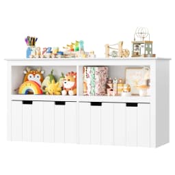Homfa Kids Toy Storage with 4 Drawers Cubes - Thumbnail 6