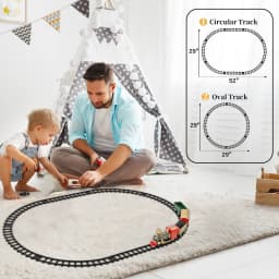 Train Set Toys Electric Train Toy for Boys W - Thumbnail 5