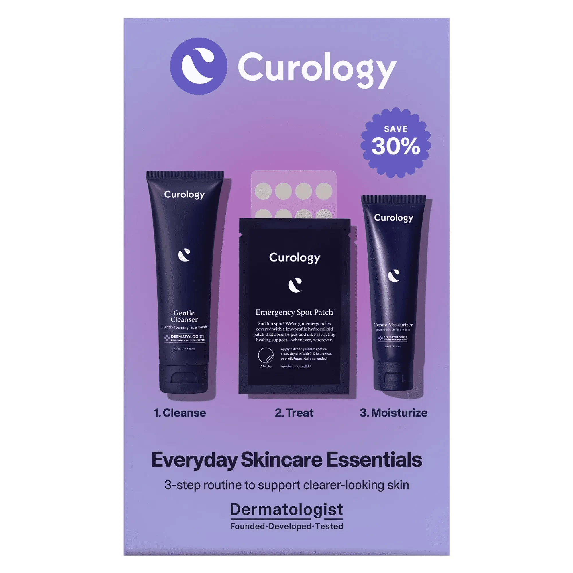 Curology Everyday Skincare Essentials Kit for All