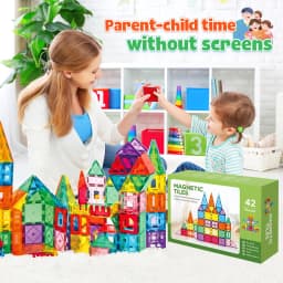 Magnetic Tiles for Kidseducational Magnetic - Thumbnail 2