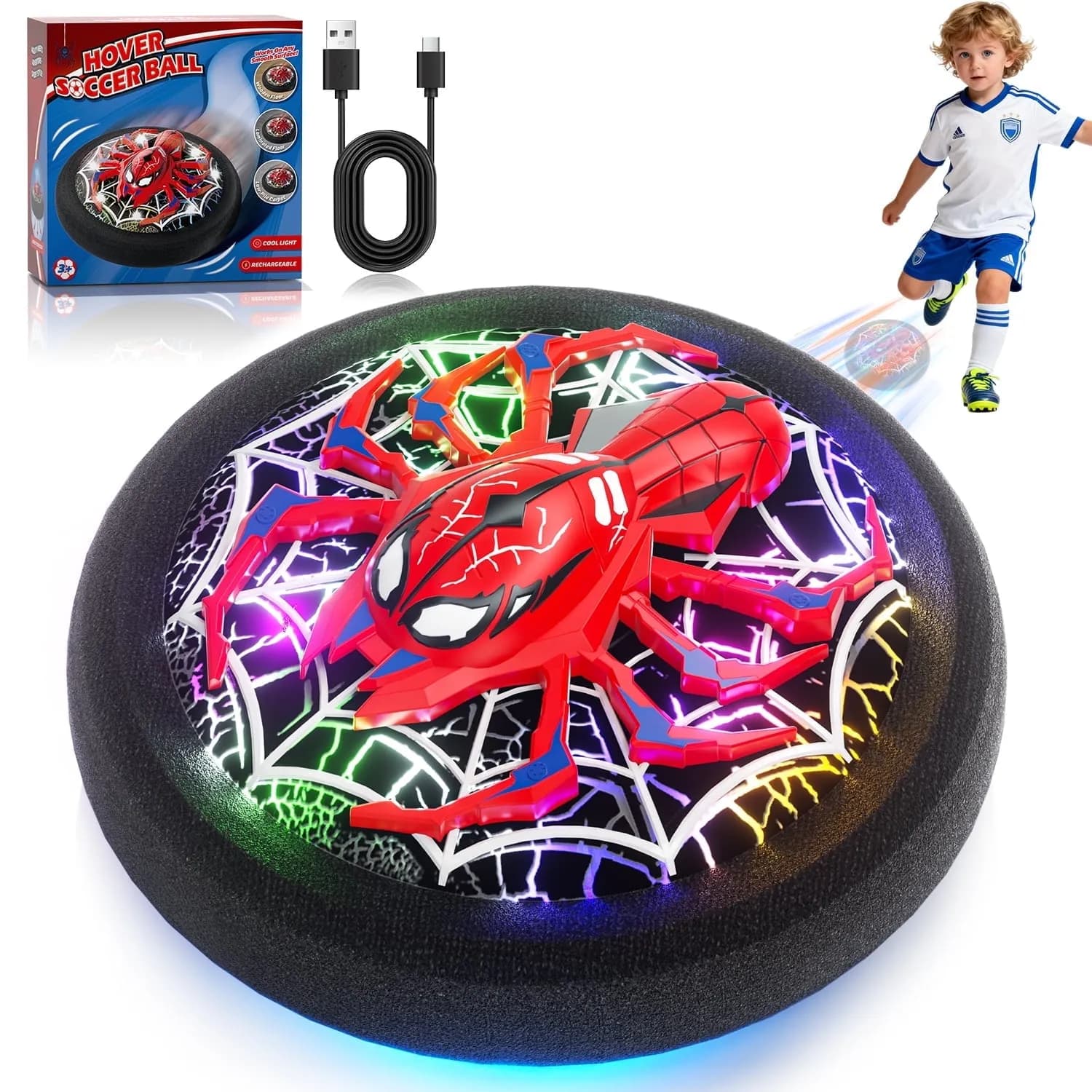 Hover Soccer Ball Soccer Games with LED Lights