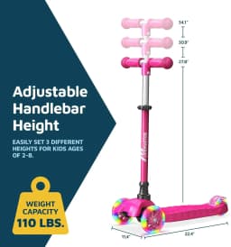Lifemaster Mini 3 Wheel Kids Scooter with Multi - Thumbnail 8