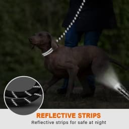 Rope Dog Leash 65 Ft with Comfortable Padded - Thumbnail 7