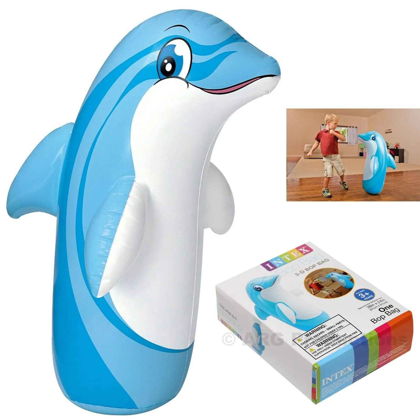 Intex Inflatable Toy Sports Equipment with 3D Bop